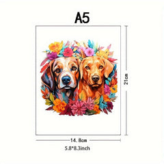 Dog Wooden Educational Toys Unique Wooden Puzzle Games With Shape For Adults