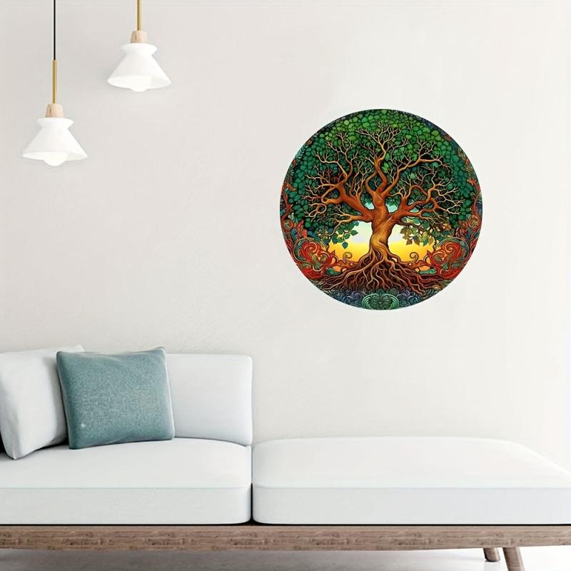 Wooden Puzzle Tree Of Life Irregular Shape Stress Reduction Gift