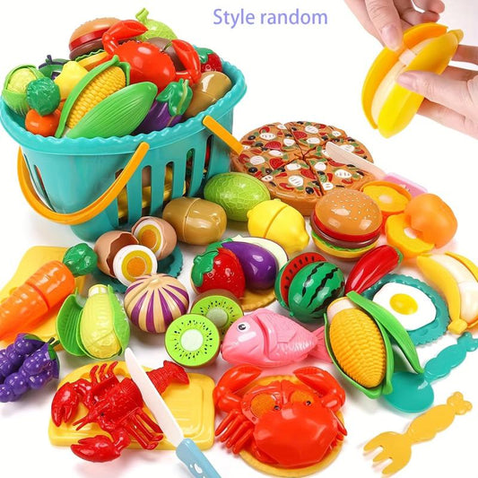 Large Cut Le Fruit Vegetable Toy Open Cognition For Kids
