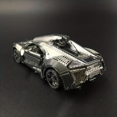 3D Metal Toy Car Model Game Puzzle Assemble Kit