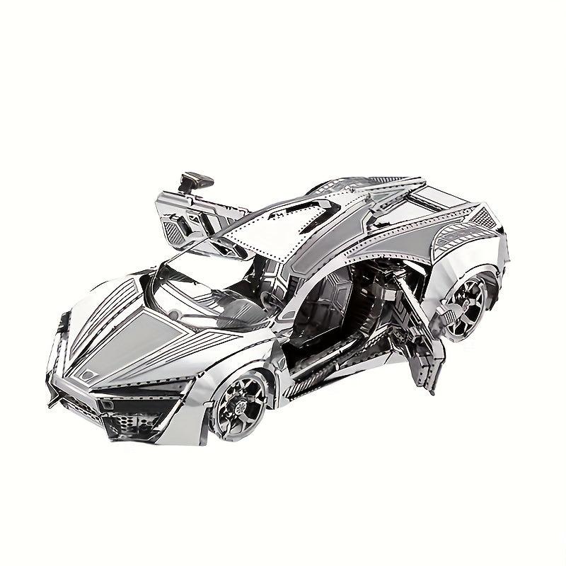 3D Metal Toy Car Model Game Puzzle Assemble Kit