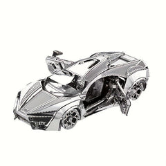 3D Metal Toy Car Model Game Puzzle Assemble Kit