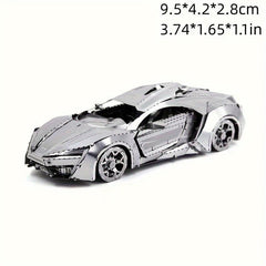 3D Metal Toy Car Model Game Puzzle Assemble Kit