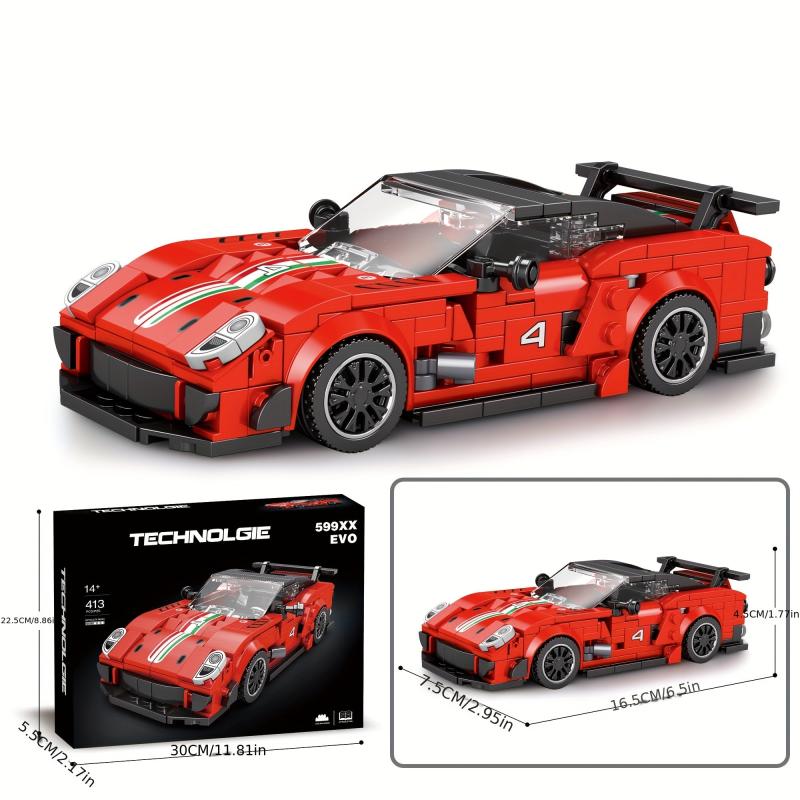 413pcs Car Building Blocks Educational Toys for Boys and Girls