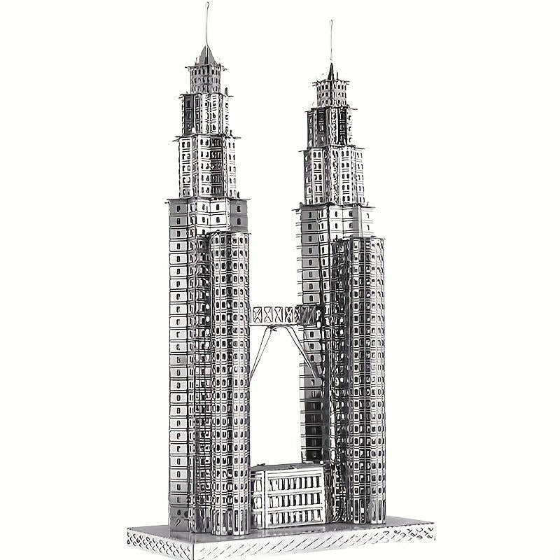 Metal Toy Castle Model 3D Puzzle Building Tower Model