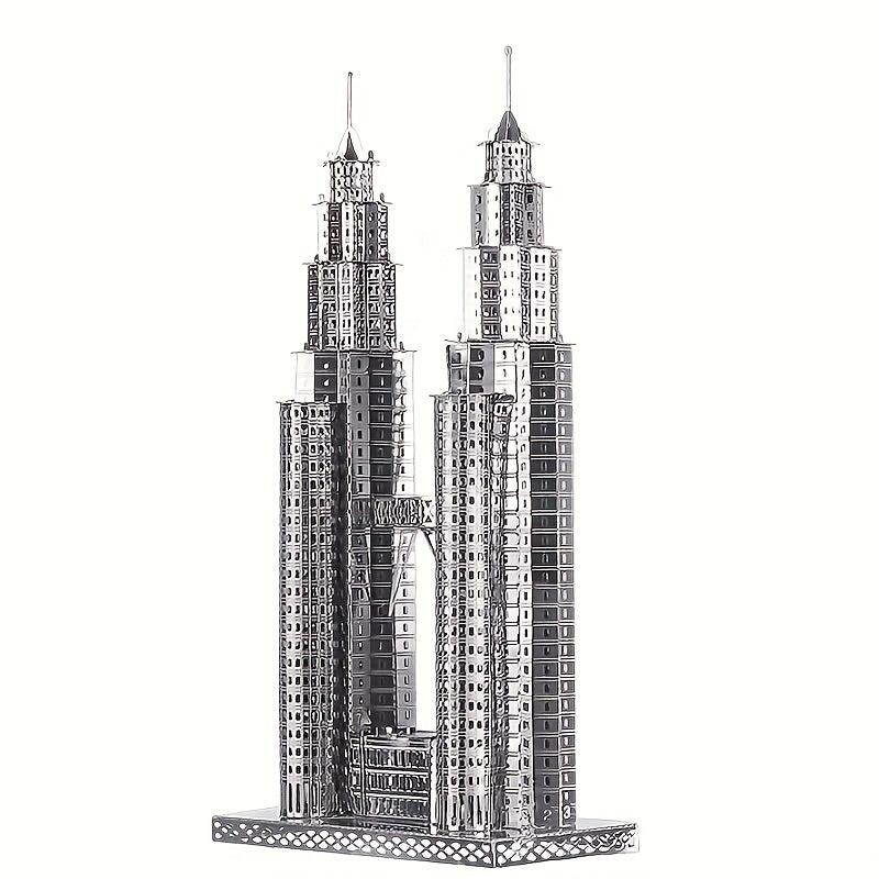 Metal Toy Castle Model 3D Puzzle Building Tower Model