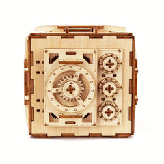 3D Wooden Jigsaw Puzzle Interlocking Code Box Crafts