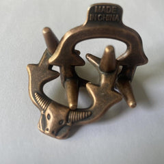 Cow Head Magic Puzzle Zinc Alloy Unlock Kongming Lock