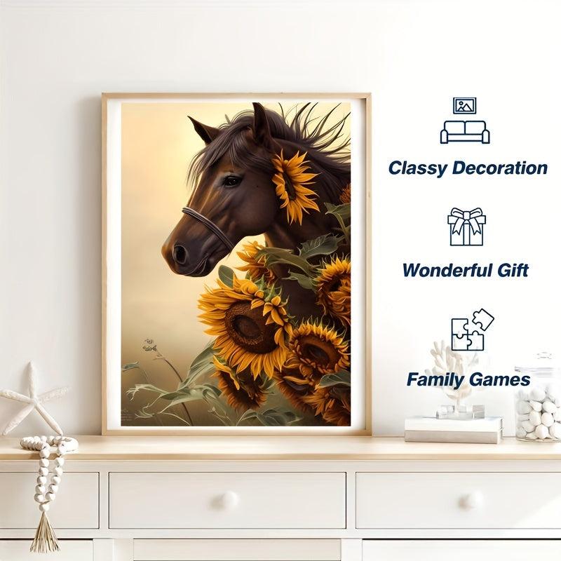Wooden Puzzle Horse High Difficulty For Adults Unique Animal Shape