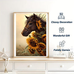 Wooden Puzzle Horse High Difficulty For Adults Unique Animal Shape