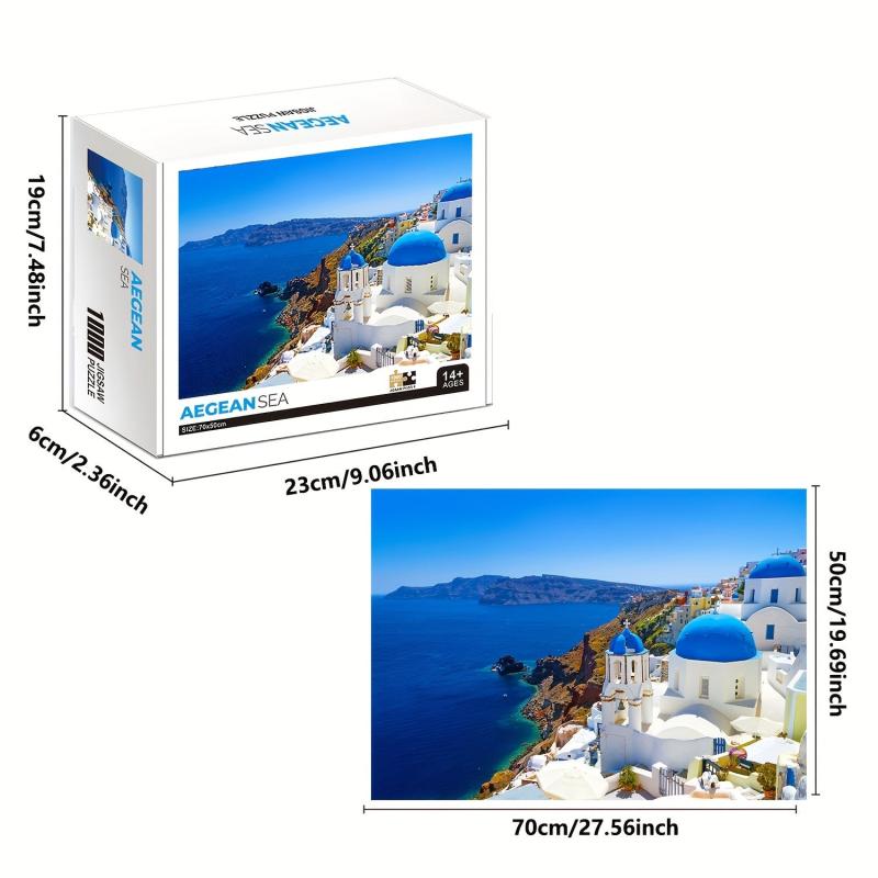 1000 Pc Jigsaw Puzzle Aegean Sea Adults 70x50cm Toy Birthday Halloween Christmas