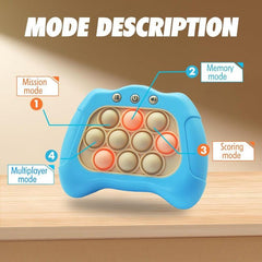 Handheld Pop Game Electronic Bubble Popping Game Light Up Pop Game Sensory Toys