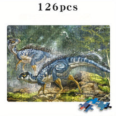Thickened Paper Dinosaur Puzzle Set Halloween Christmas Thanksgiving