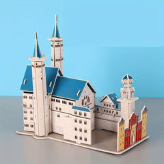 3D DIY Wooden Puzzle Model Mechanical Toy Building Game Desktop Ornaments