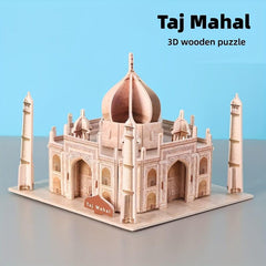 3D DIY Wooden Puzzle Model Mechanical Toy Building Game Desktop Ornaments