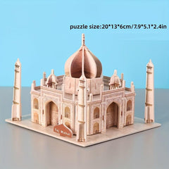 3D DIY Wooden Puzzle Model Mechanical Toy Building Game Desktop Ornaments