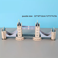 3D DIY Wooden Puzzle Model Mechanical Toy Building Game Desktop Ornaments