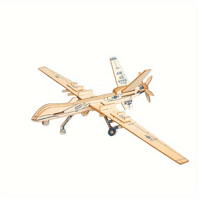 3D DIY Wooden Puzzle Model Mechanical Toy Building Game Desktop Ornaments