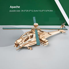 3D DIY Wooden Puzzle Model Mechanical Toy Building Game Desktop Ornaments