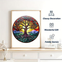 Wooden Puzzle Tree Of Life High Puzzle Unique Shapes Gift For Adults