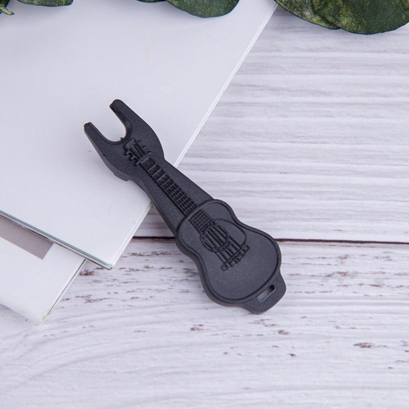 Steel Acoustic Guitar String Puller Plucking Nail Fixed Awl Puller