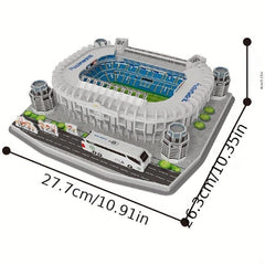3D Football Field Stadium Architecture Paper Puzzle Gift For Fans