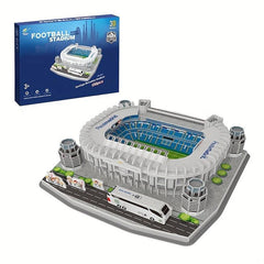 3D Football Field Stadium Architecture Paper Puzzle Gift For Fans