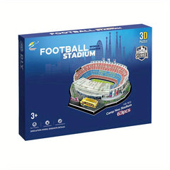 3D Football Field Stadium Architecture Paper Puzzle Gift For Fans