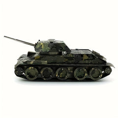 3D Metal Jigsaw Puzzle T34 Tank Model Educational Christmas Gift