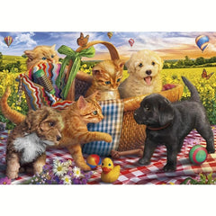 Animal Wooden Puzzles Dog And Cat Wooden Puzzle Unique Shape Advanced Puzzle