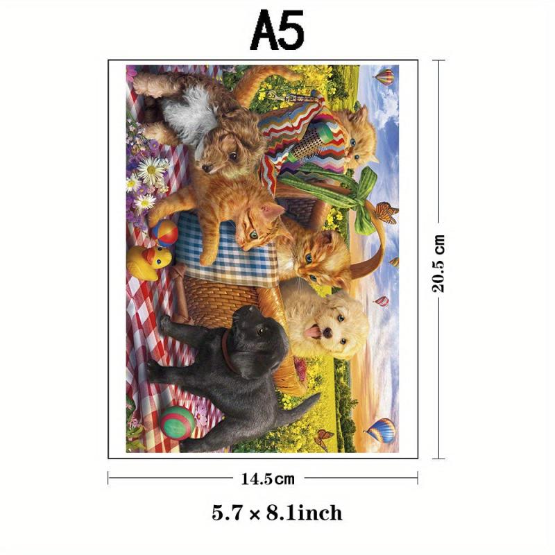 Animal Wooden Puzzles Dog And Cat Wooden Puzzle Unique Shape Advanced Puzzle