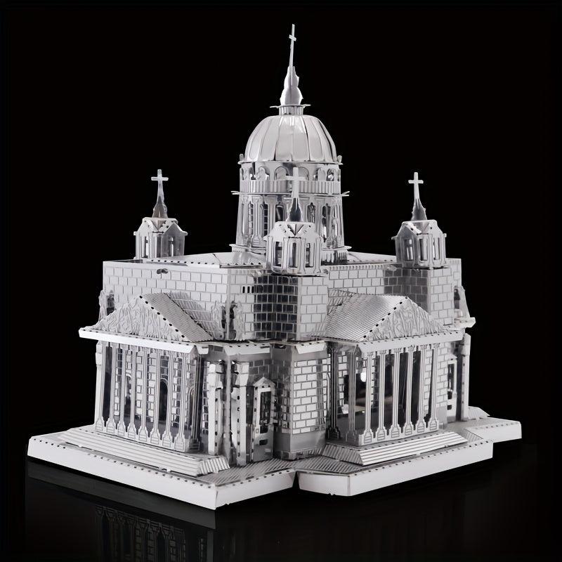Metal Glue 3D DIY Puzzle Kiev Cathedral Model Toy