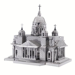 Metal Glue 3D DIY Puzzle Kiev Cathedral Model Toy