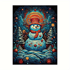 Wooden Puzzle Snowman Gift Christmas Adult Stress Relief Personalized Family Gam
