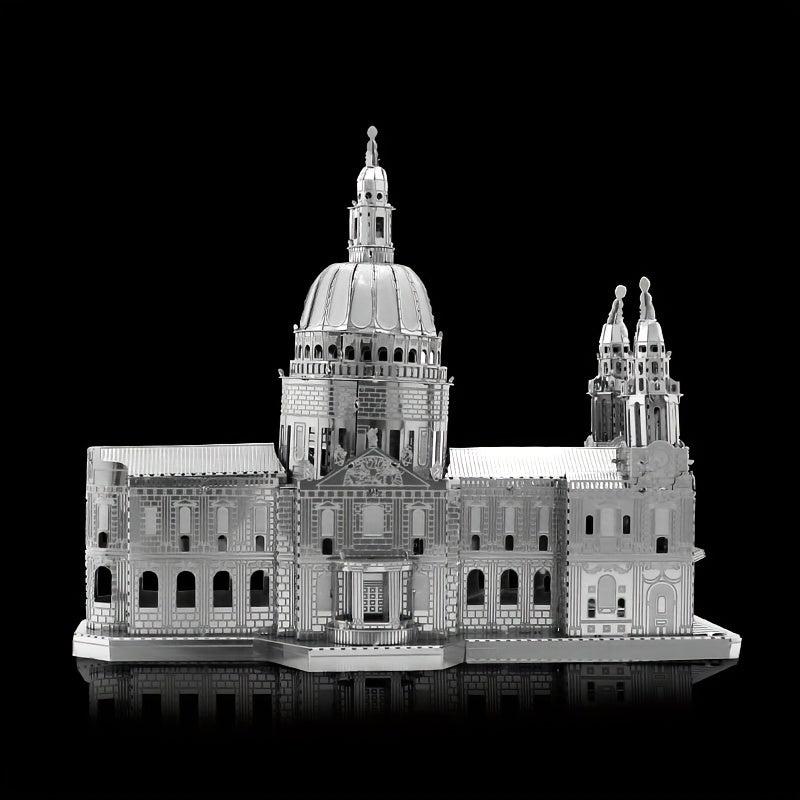 3D Metal Saint Paul's Cathedral Puzzle - Educational Toy & Desktop Decoration