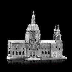 3D Metal Saint Paul's Cathedral Puzzle - Educational Toy & Desktop Decoration