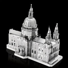 3D Metal Saint Paul's Cathedral Puzzle - Educational Toy & Desktop Decoration