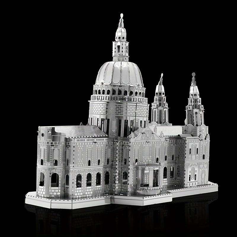 3D Metal Saint Paul's Cathedral Puzzle - Educational Toy & Desktop Decoration