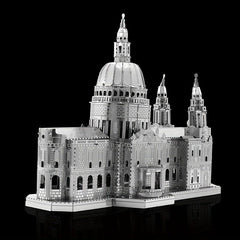 3D Metal Saint Paul's Cathedral Puzzle - Educational Toy & Desktop Decoration