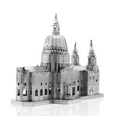 3D Metal Saint Paul's Cathedral Puzzle - Educational Toy & Desktop Decoration