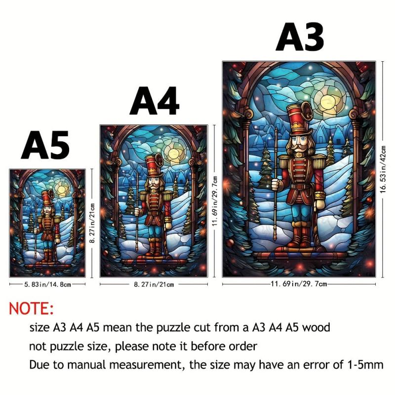 The Nutcracker Puzzle Magic Toy, Animal Shape Brain Teaser Wooden Toy