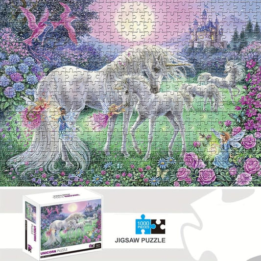 1000 Piece Unicorn Jigsaw Puzzle Family Game Gift