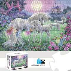 1000 Piece Unicorn Jigsaw Puzzle Family Game Gift