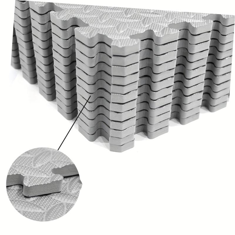 12pcs Rug Puzzle Exercise Mat Floor Mats Foam Interlocking Tiles