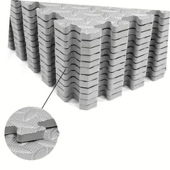 12pcs Rug Puzzle Exercise Mat Floor Mats Foam Interlocking Tiles