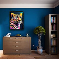 Leopard Wooden Jigsaw Puzzle Irregular Shape Focus Ability Gift