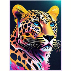 Leopard Wooden Jigsaw Puzzle Irregular Shape Focus Ability Gift