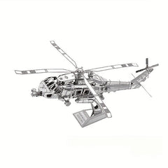 Stainless Steel Metal Glue Jigsaw Puzzle Aircraft Model Toy