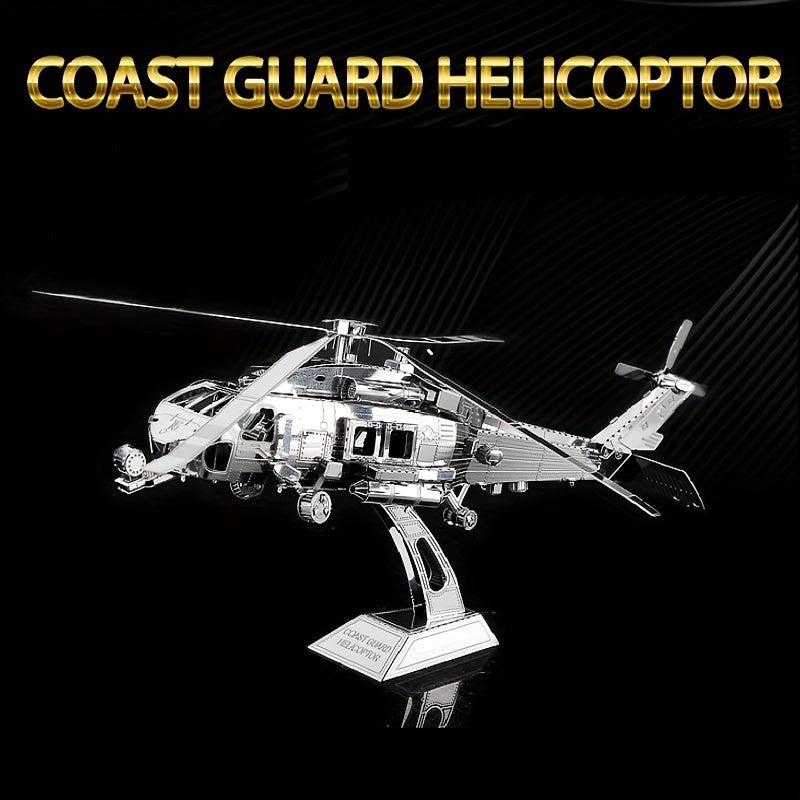 Stainless Steel Metal Glue Jigsaw Puzzle Aircraft Model Toy