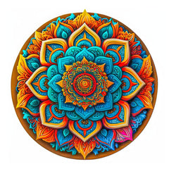 Wooden Flower Jigsaw Puzzle Variety Shapes Gift Kids Adults